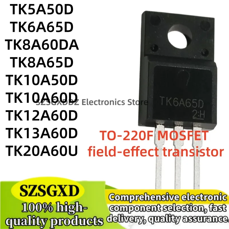 10-20Uds 100% new quality TK5A50D TK6A65D TK8A60DA TK8A65D TO220F TK10A50D TK10A60D TK12A60D TK13A60D TK20A60U TO-220F