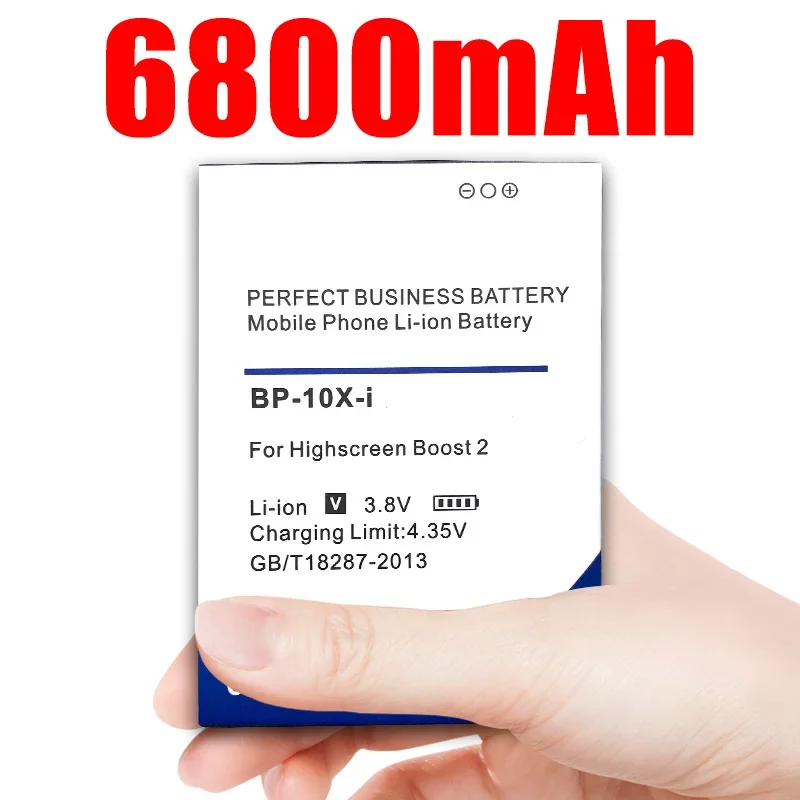 

Аккумулятор Bp-10x-i для Highscreen Boost 2 Ii Se Innos D10 D10c D10f D10cf 6800 мАч