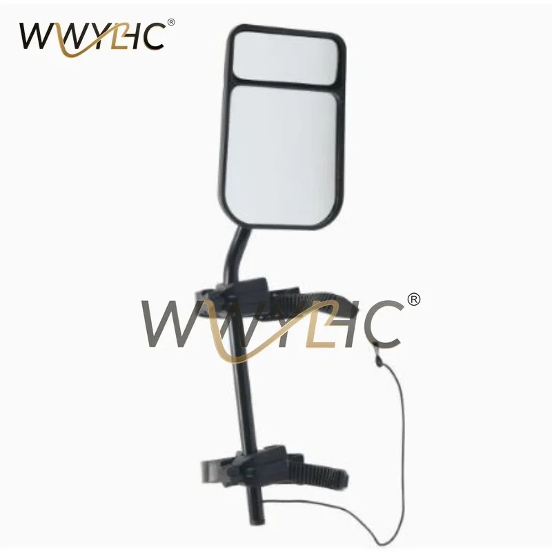 RV Trailer Extended Rearview Mirror, Large Vision Reverse Auxiliary Mirror for Trucks
