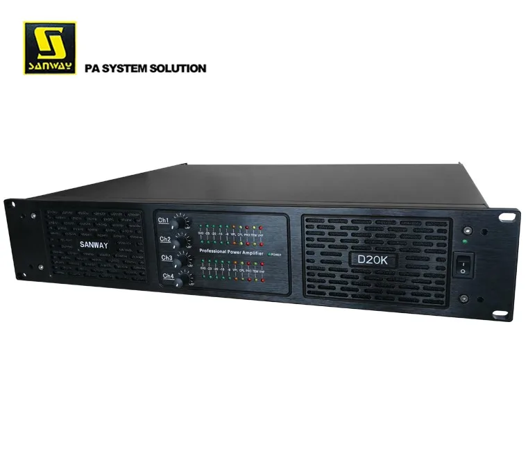 D20K FP20000 4 Channel 16000W Outdoor Class D Big Power Professional Amplifier