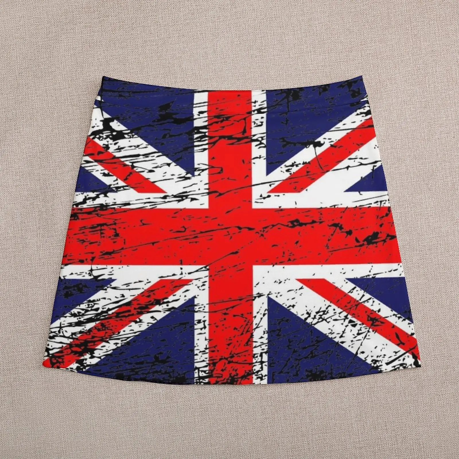 Mini jupe drapeau britannique pour femmes, tenue d'été