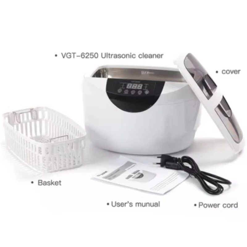 2.5L Portable Digital Ultrasonic Cleaner for Household Use Dental Clinic Electric Power Source