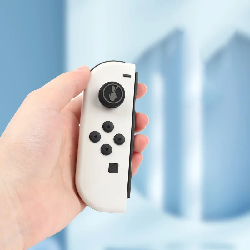 4 pçs/lote gato pata analógico vara tampas de aperto para nintendo switch/lite/oled joystick controlador gamepad caixa de polegar para interruptor