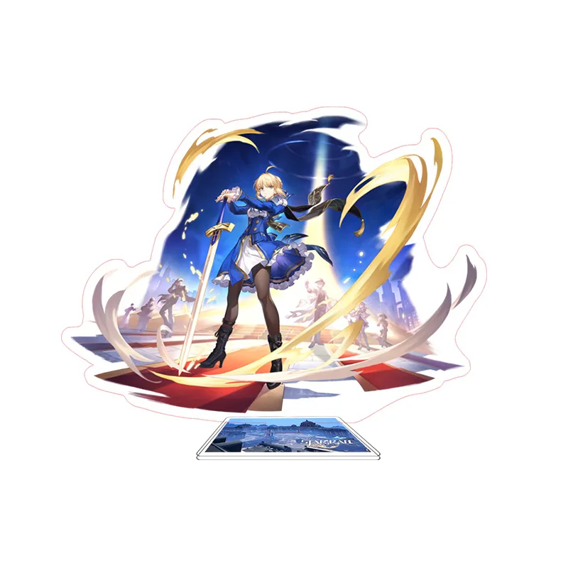 Honkai Star Rail Aglaea Mydeimos Tribios Herta Figure Robin Acrylic Stand Model Plate Cosplay Anime Keychain Fans Gift