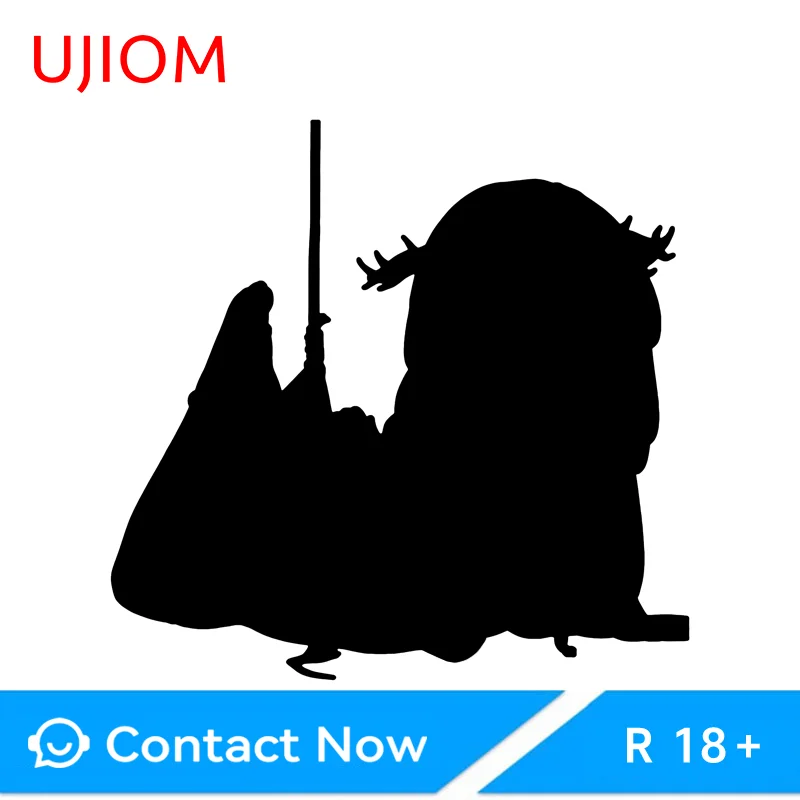 UJIOM No Trespassing Cartethyia Wall Sticker Wuthering Waves Not Safe For Work Decal Suitable For Switch Wall Decor Accessories