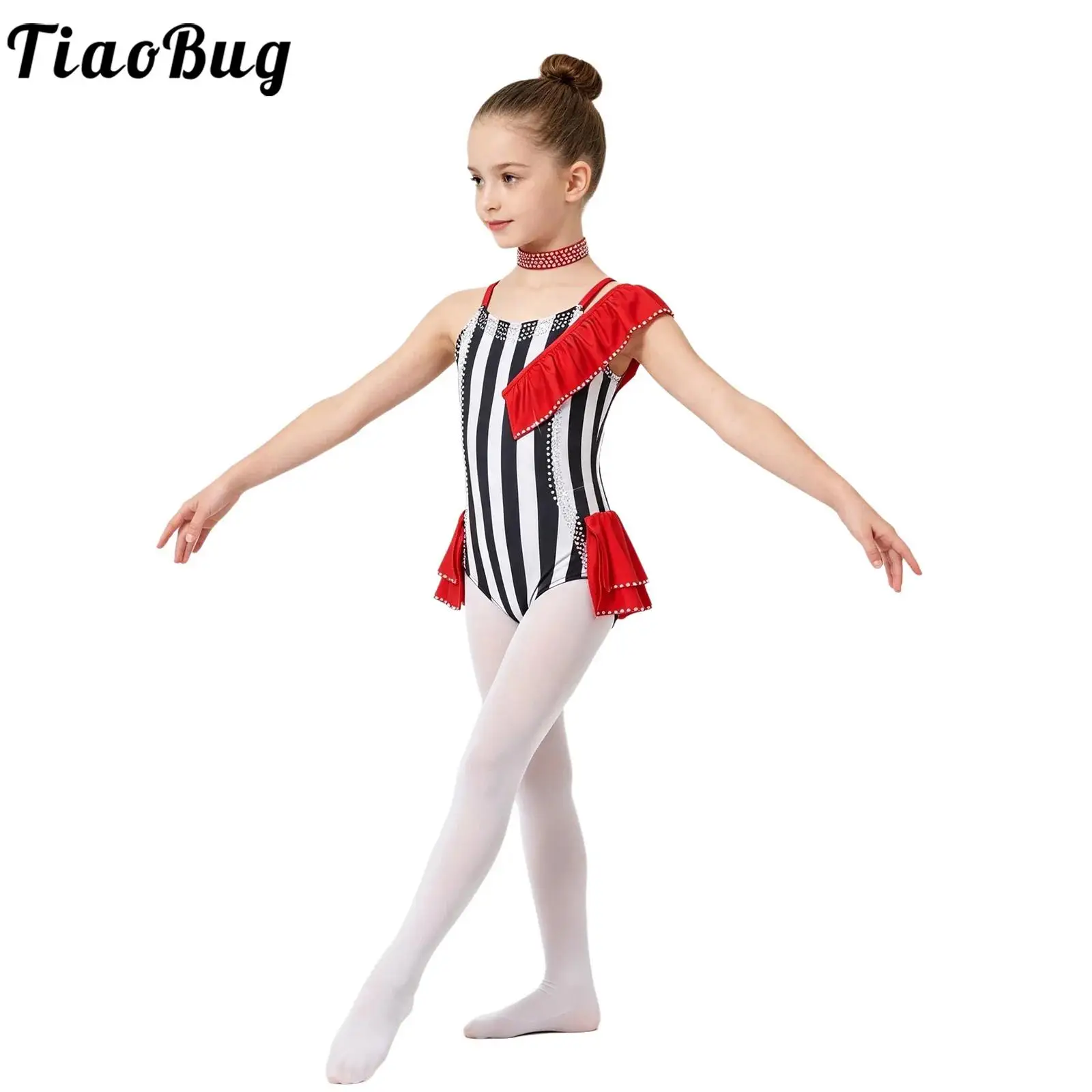 fantasia-de-ringmaster-de-circo-para-meninas-leotardo-de-danca-ballet-patinacao-artistica-e-ginastica-com-strass-brilhantes-e-choker