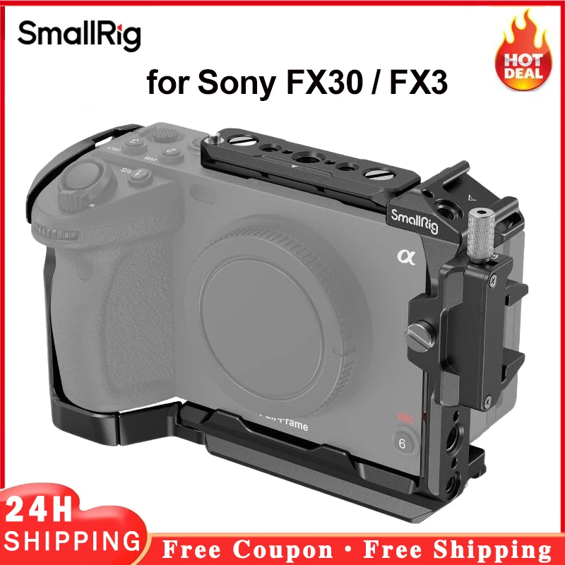 Gaiola SmallRig para Sony FX30 / FX3 4183, gaiola protetora completa para Sony FX30 FX3 FX 30