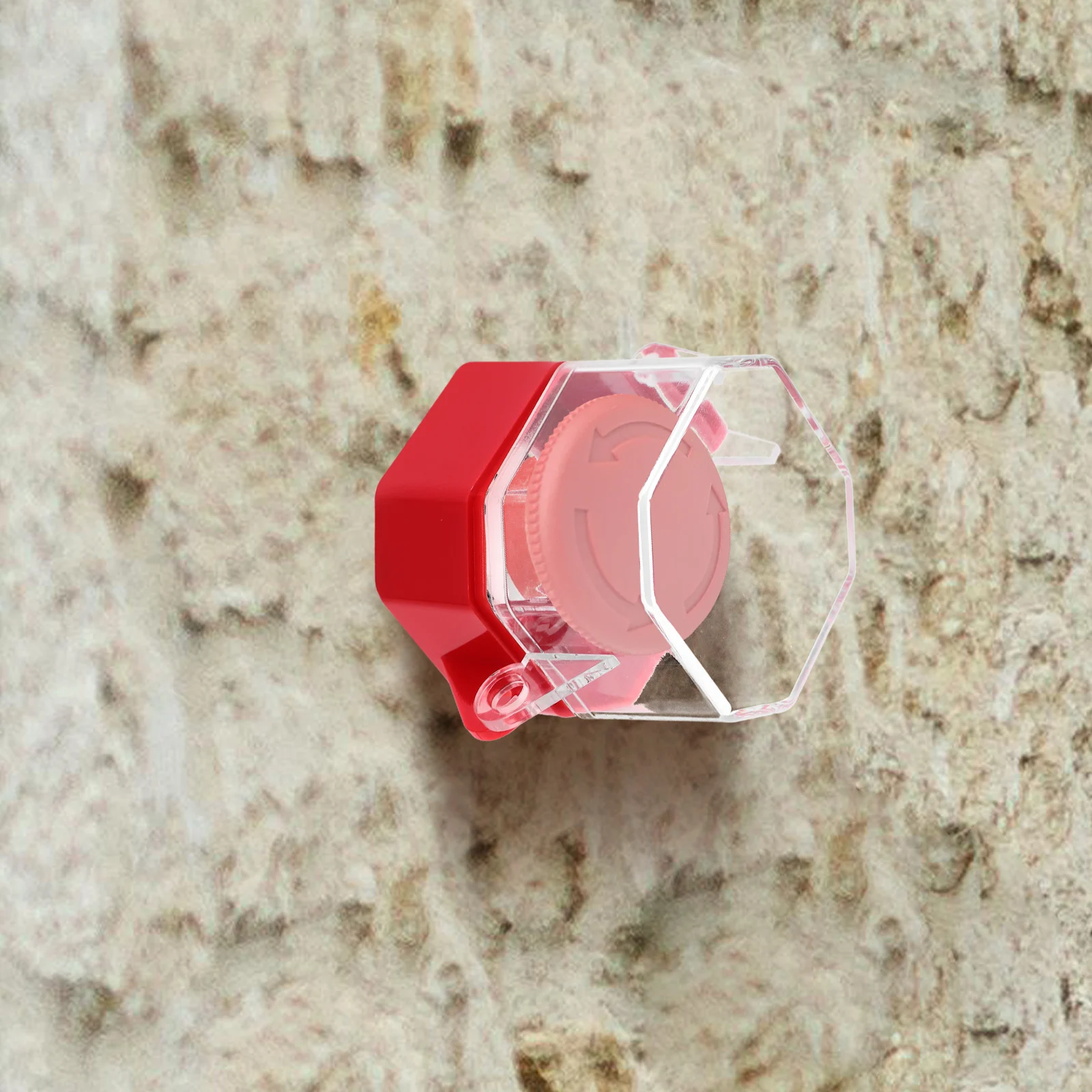 

Push Button Cover Durable Plastic Safety Cover for Emergency Stop Button Easy Install Operate Industrial Protection