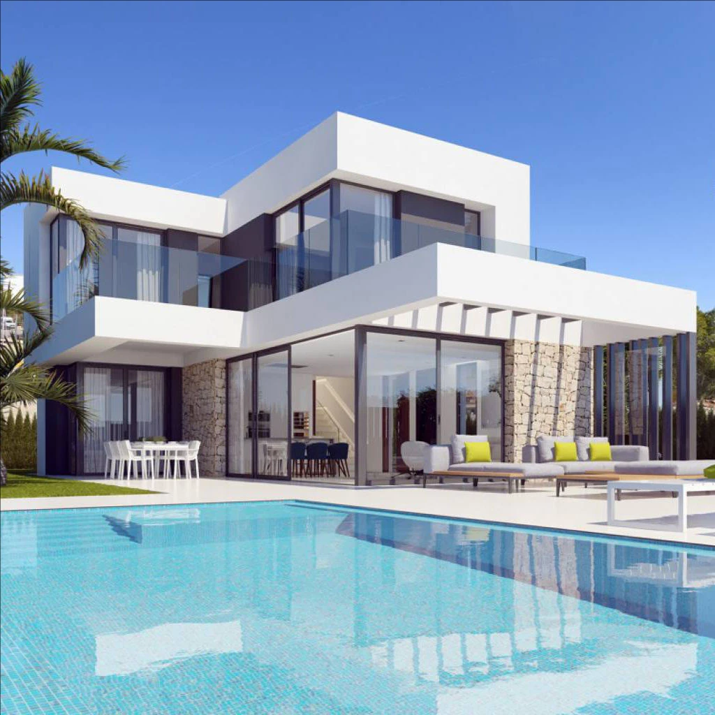 2025 Model Luxury Multi-Functional Modern Design Steel Structure Prefab House Luxury Villa House for Canada/Australia