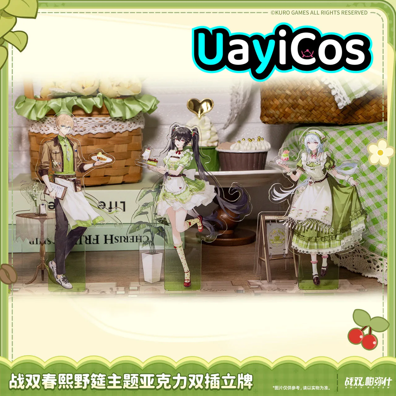 

In stock Original GRAY RAVEN:PUNISHING Lee Lucia Liv Acrylic double-inserted Stand Desktop Ornaments Doll Anime Game Toy Kids