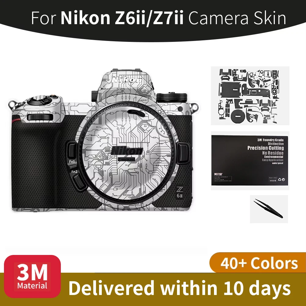 

Для Nikon Z6ii Skin, Z7ii Skin, наклейка для камеры Nikon, устойчивая к царапинам защитная пленка, полная защита покрытия