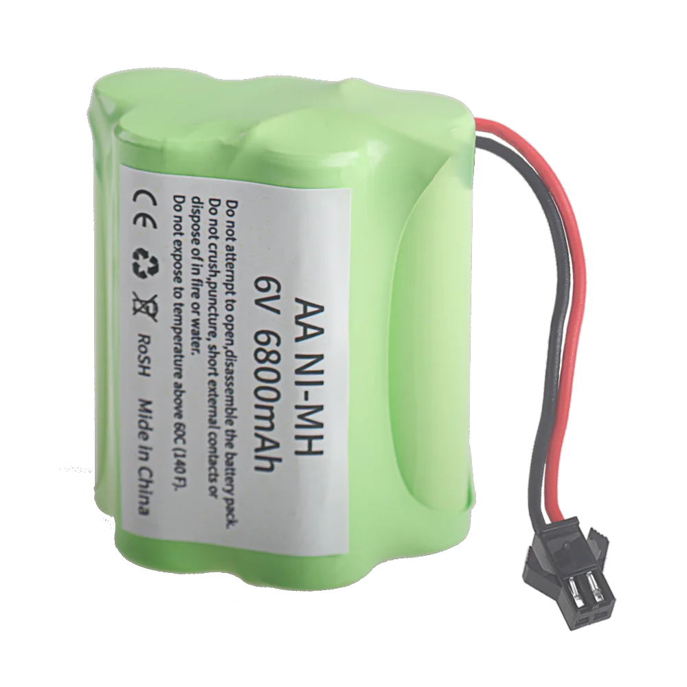 6V 6800mAh NIMH AA Battery SM/JST Plug For RC Toys Cars Robots Tanks Gun Boats 5*Aa NI-MH 3000mah 6v Rechargeable Battery Pack