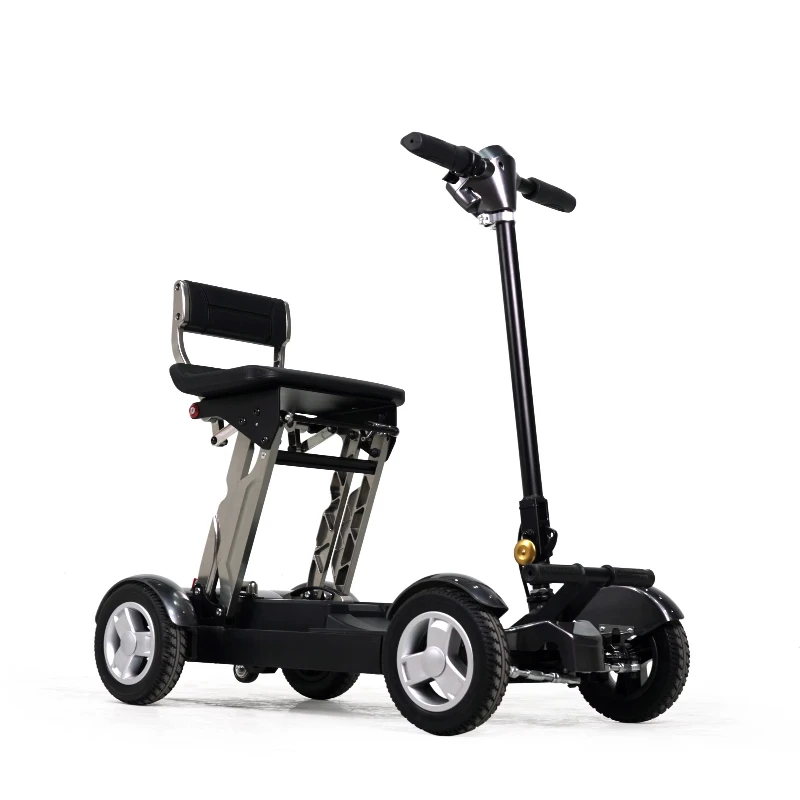 

18Kg ultra-light four-wheel compact foldable lightest lithium battery disabled elderly mobility electric scooter
