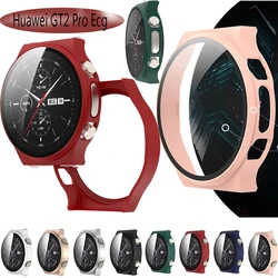 Case for Huawei Watch GT2 Pro Ecg [Full Coverage] ，Tempered Glass Slim Hard PC  Screen Protector，