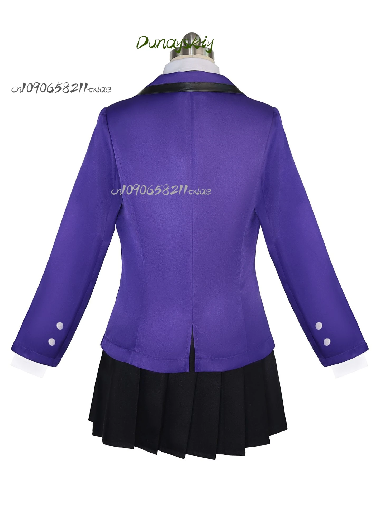 Mobile Suit   Nyaan Cosplay Costume Set - School Uniform Style Blue Dress  Wig Anime Mecha,Halloween Ready