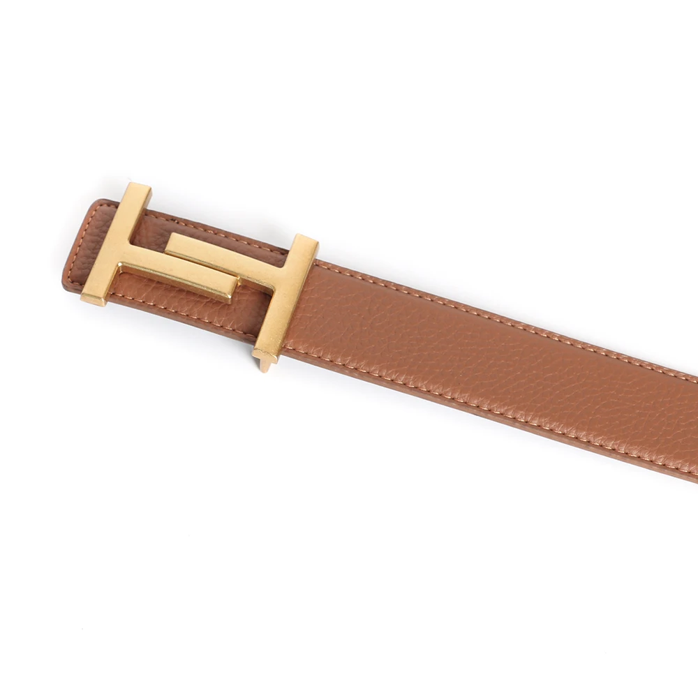 Rindsleder Luxus Designer Marke Taille Gürtel Männer Geschenke Hohe Qualität Frauen Echte Echtes Leder Kleid Strap für Jeans Bund Grau – Detail 13