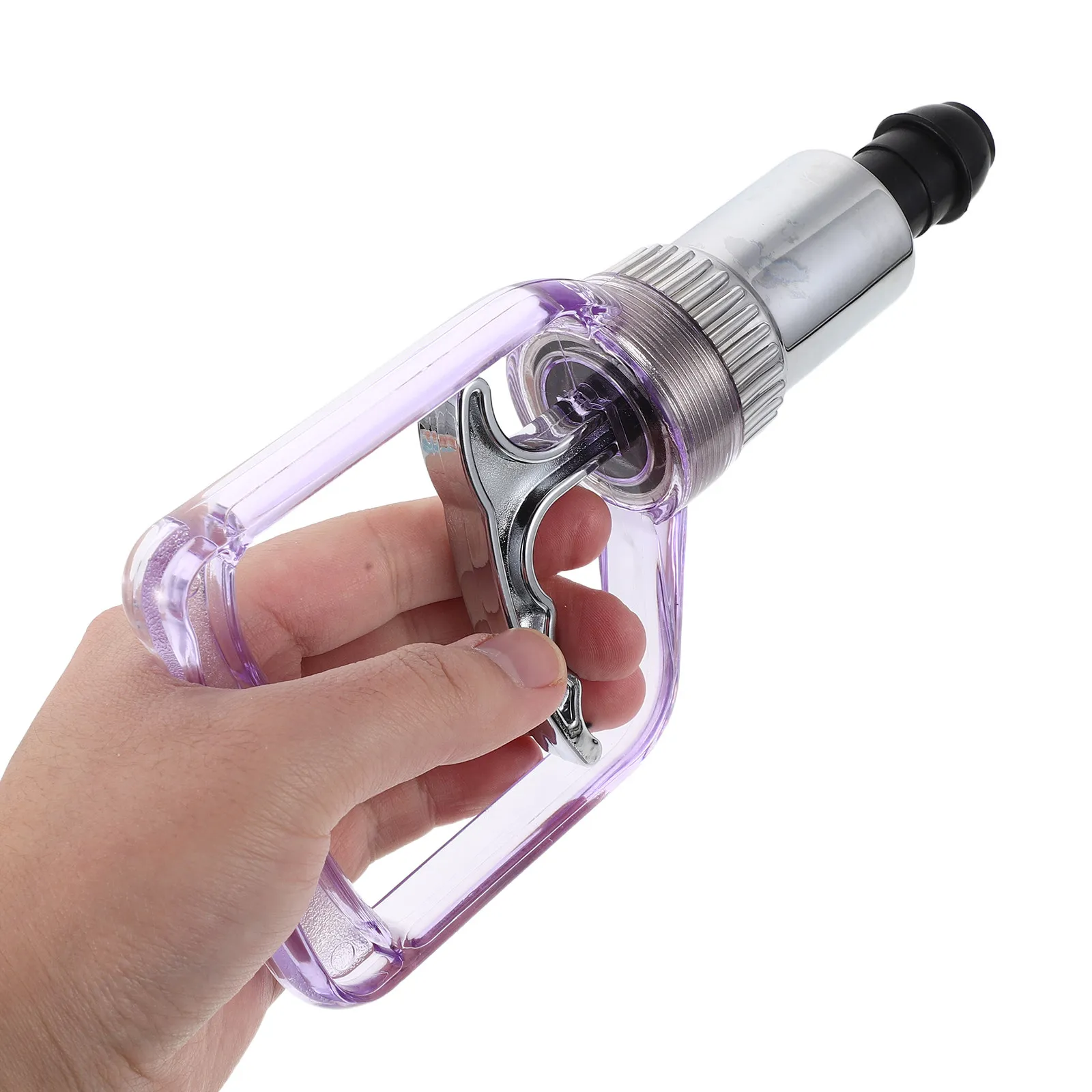 

Handheld Vacuum Cupping Pump Manual Suction Tool for Massage Therapy Portable Lightweight Body Cupping Device with Two-Tone