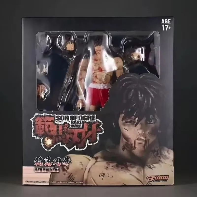 

Аниме-фигурка Баки Ханмы из «Сына Огрей», эксклюзивная версия для мероприятий, коллекционная настольная кукла-украшение, игрушка для мальчиков, подарок-сюрприз