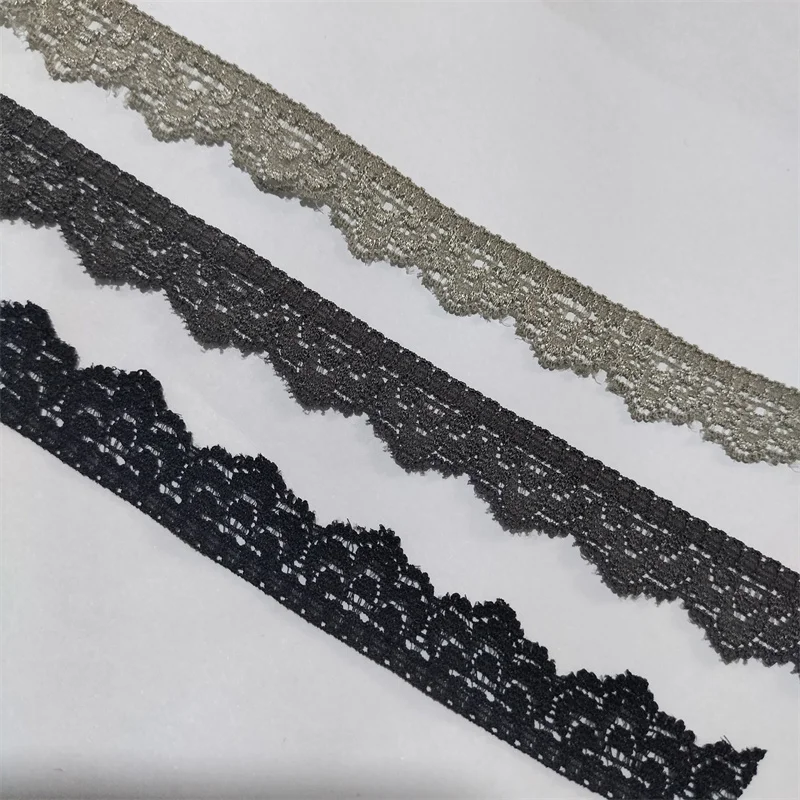 2024 S1181 1.5CM GREY/BLACK/SLIGHT BLACK ELASTIC AND SOFT LACE TRIM