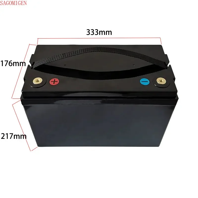 Battery Storage Boxes Case 12V 24V 50Ah 80Ah 90Ah 105Ah Lifepo4 Battery Case Diy Solar Cells RV Battery Plastic Storage Boxes