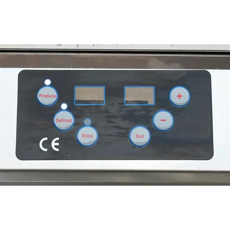 

New single Square Pan With 3 Small Trays Thailand Roll Fry Ice Cream Machine