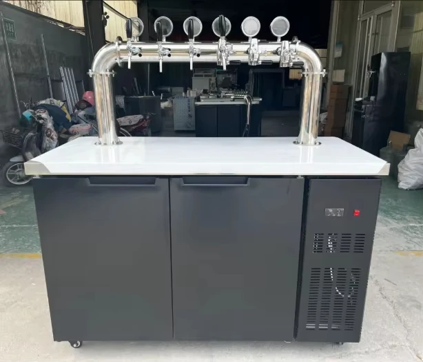 Hot Selling Water Cooling Draft Beer Machine Dispenser With Tap Keg Stainless Steel Beer Kegerator Cooler Machine