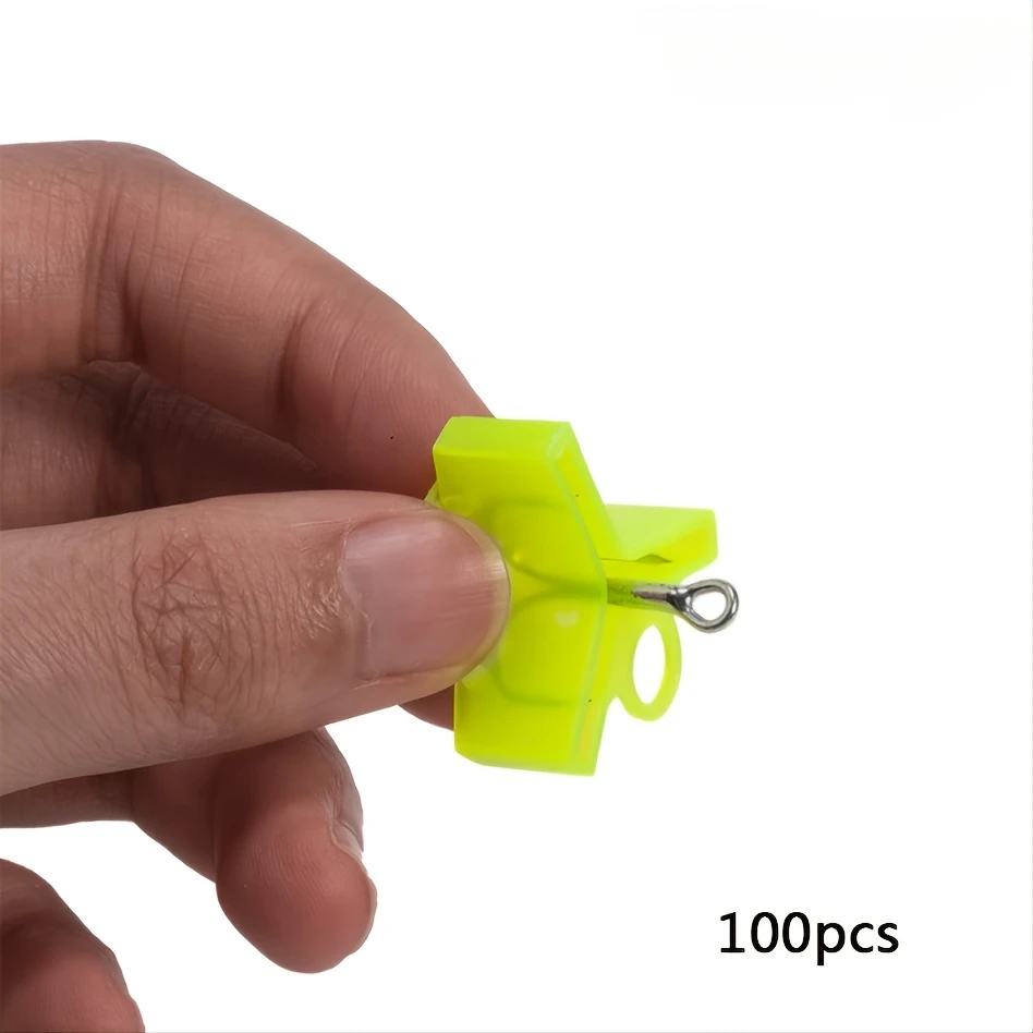 100pcs Treble Durable Lightweight Protector Hook Cover Accessories Caps Sleeves With Slots Tool Safety Out Fishing