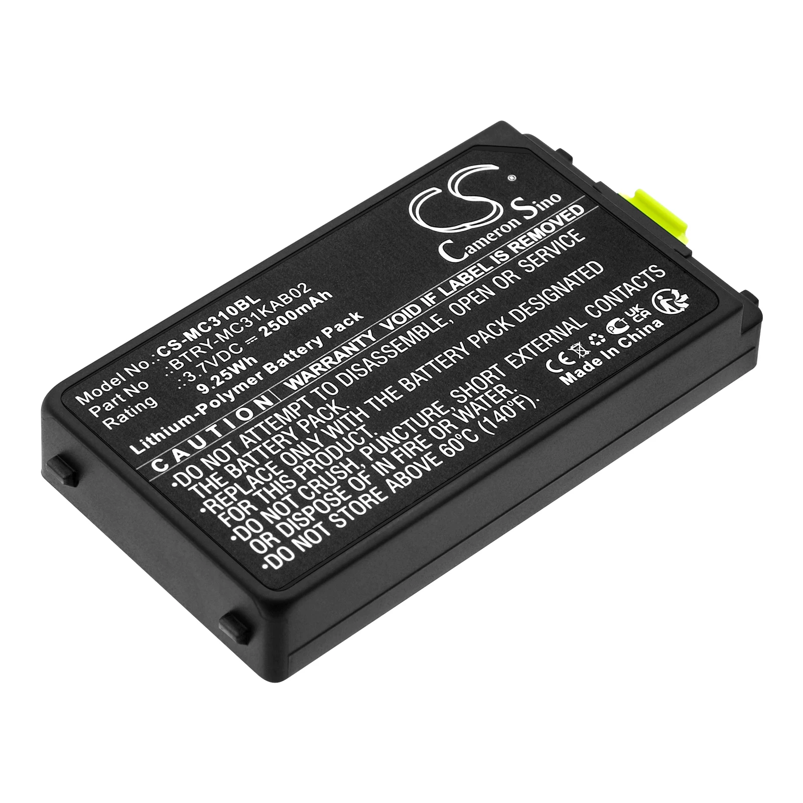 battery Cameron Sino batteries Barcode Scanner 2500mAh CS-MC310BL Zebra MC3100 MC3190 MC3190G MC3190-G13H02E0 MC3190-GL4H04E0A