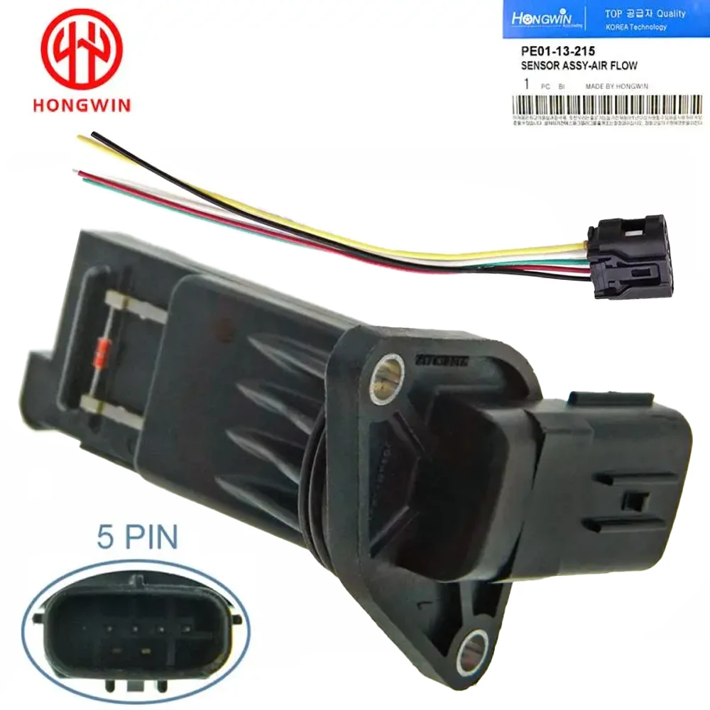 

PE01 PE01-13-215, PE0113215,E5T62271 Mass Air Flow Meter Sensor MAF For MAZDA CX5 3 6 2.0L 2.3L 2.5L 2.0 2.3 2.5 L