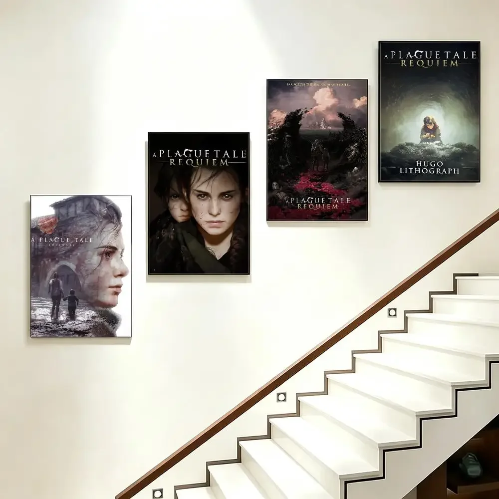 game A Plague Tale Innocence Poster HD  Printing Soothing and Cream Style Home Decor for the Living Room cafes Gift Giving