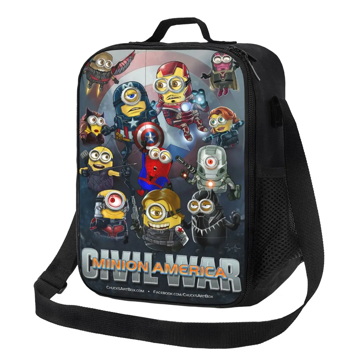 

Сумка для обеда с изображением аниме-персонажей M-Minions, утепленная, с термоизоляцией, для мужчин и женщин, для взрослых, для офиса