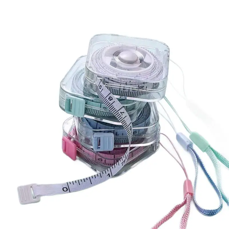 New 2Meter Mini Metric And Imperial Durable Measuring Tape Multifunctional And High-precision Household Shrinkage Measuring Tape