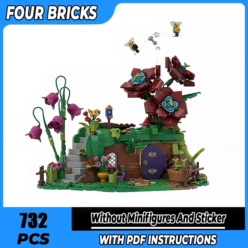 Moc Building Blocks Herbalist house Technology Modular Bricks Model  Gifts Christmas Toys DIY Sets Assembly