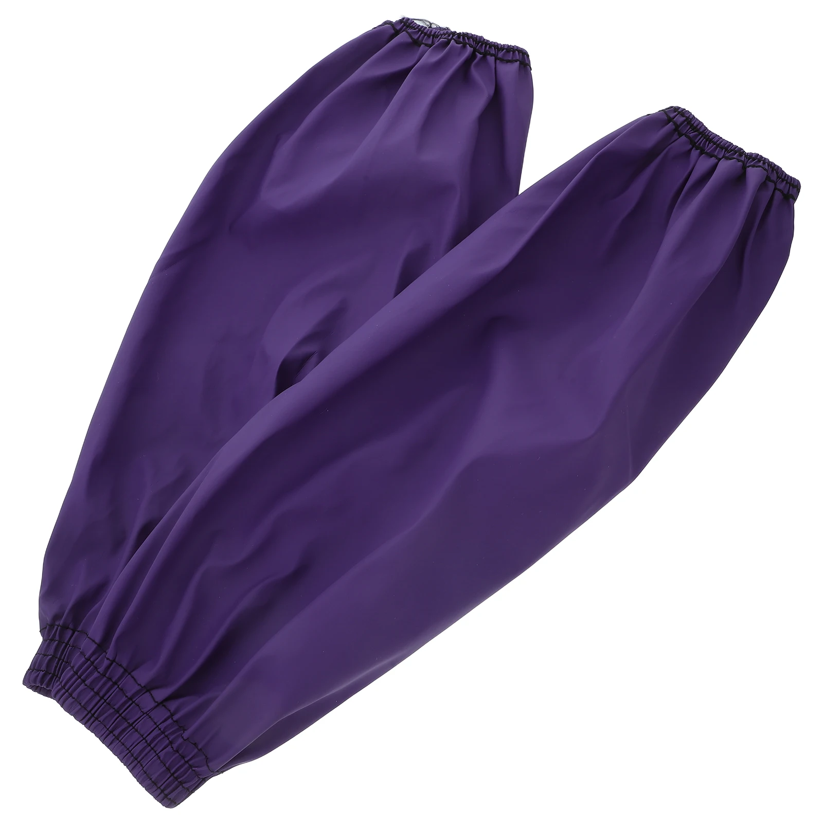 

1 Pair Pu Arm Sleeves Splashproof Oil Resistant Full Arm Coverage For Kitchen Garden Work Housework Washable Reusable