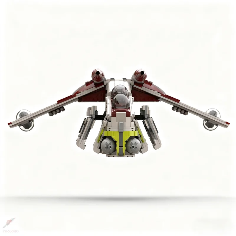 1641pcs MOC Republic Gunship CW Version Star Battle Model Building Blocks Toy Christmas Gifts Construction Education DIY Brick view 3
