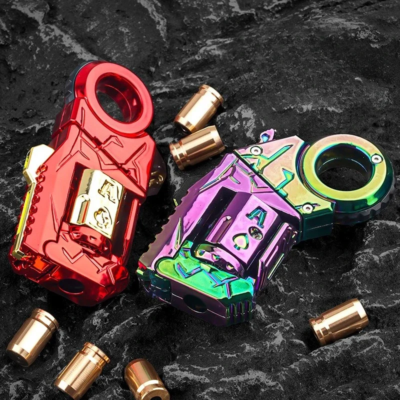 Stress Relief Toy Pistol Guns Eject Fidget Roller Paragraph Ring Mechanical Slider Multi-functional Sensory Outdoors Toys Anti