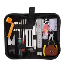 Guitar Repair Tools Set Of 26 Pieces Multi--Functional Wrench Screwdriver Shank Adapter Kit Musical Instrument Accessories