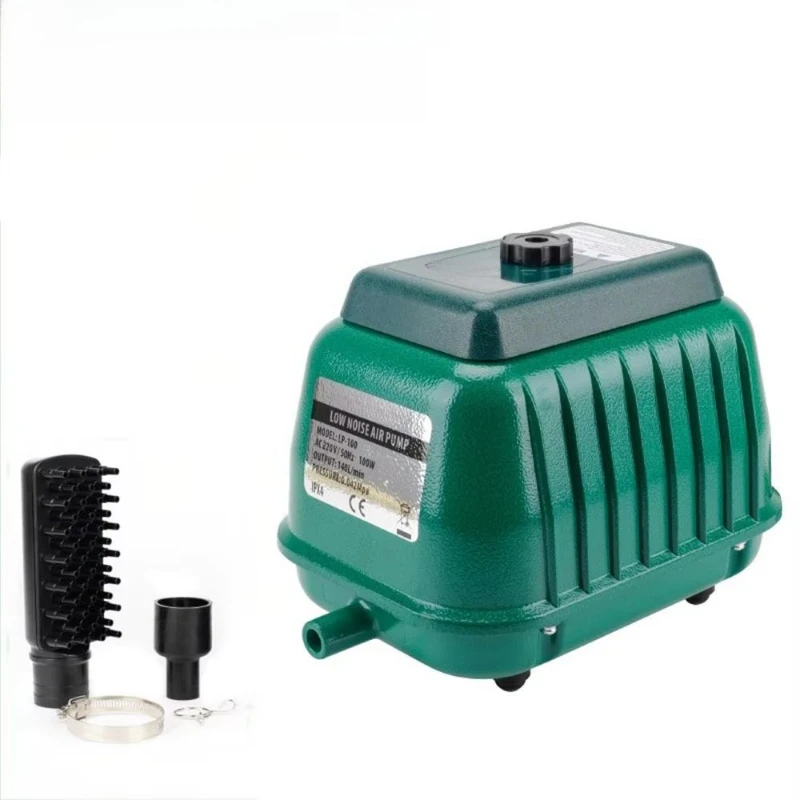 LP-100 100W 220V High Power Motor Low Noise Diaphragm Air Pump Commercial Oxygen Aerator for Koi Pond Fast Delivery