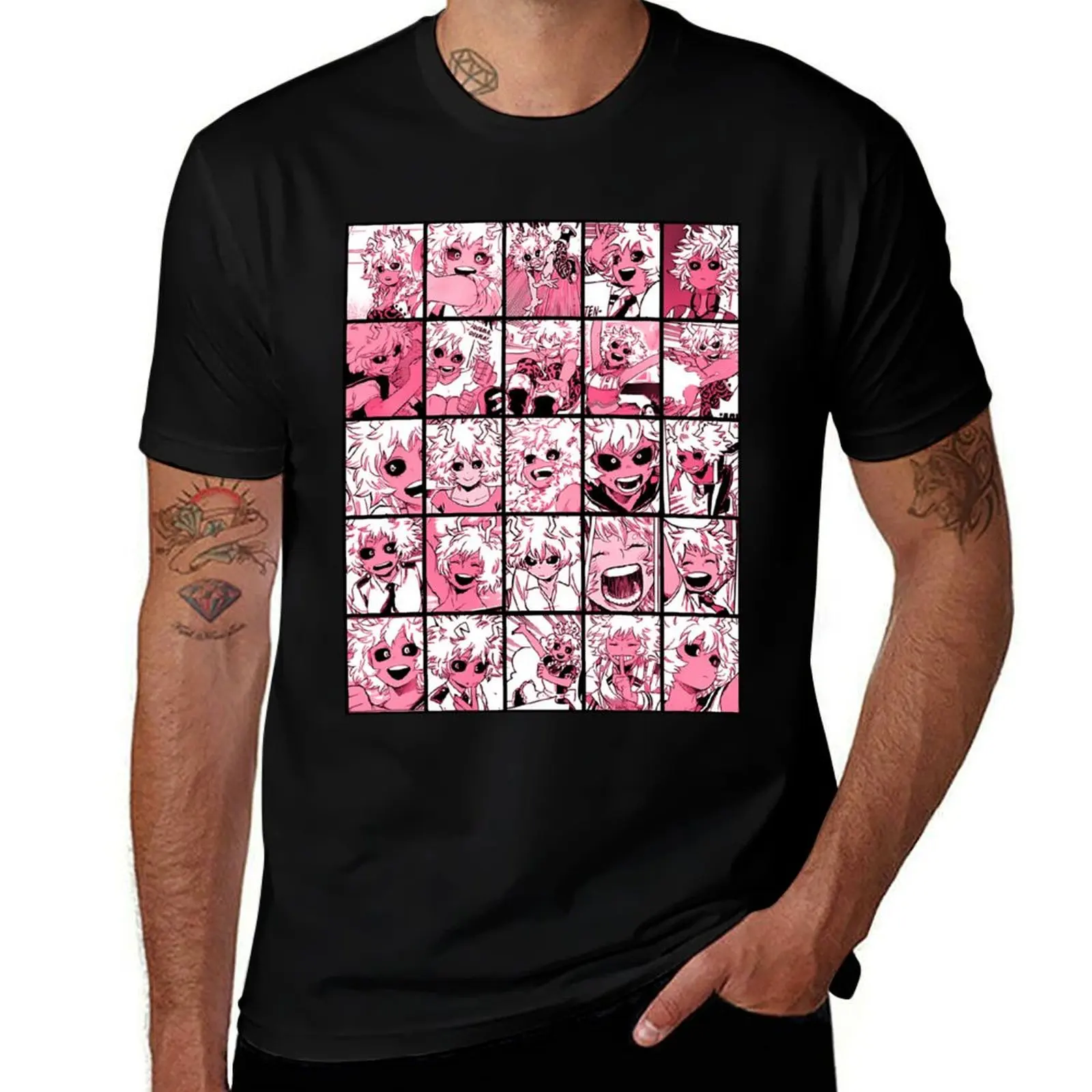 Mina Ashido Collage - color version Classic T-Shirt Work Wear Lightweight Tee T-Shirt