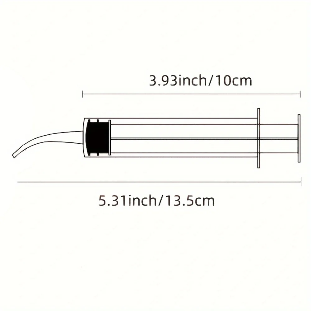 4 قطع من محاقن توزيع العينات السائلة لتوزيع السائل وغسول العطور للسفر مع علامات مقياس