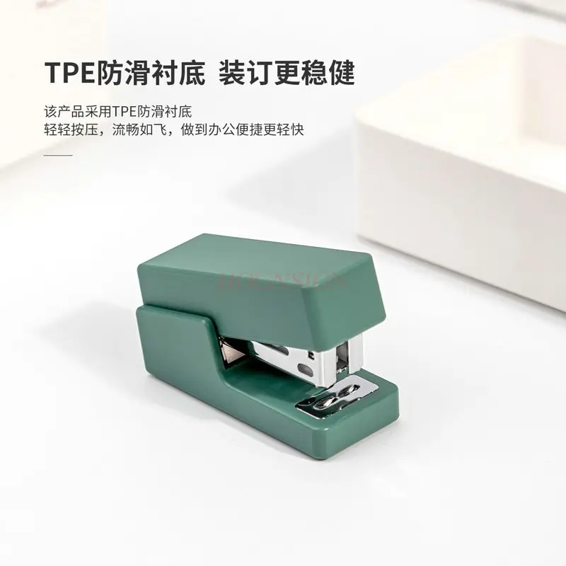 Mini Cute Office Stapler for Students, Mini Portable Hand held Effortless Stapler for College Students