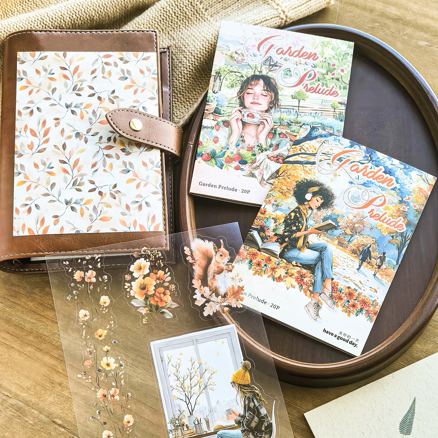 Vintage Flower Leaves Garden  Landscape Sticker Book Creative DIY Journal Material Collage Scrapbooking Stationery