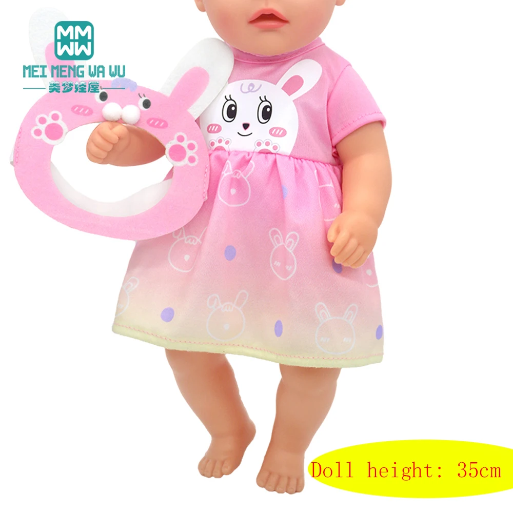 36cm 14inch Baby Doll Clothes born doll Fashion sets, pajamas, dresses, dance dresses, gown dresses girl gift