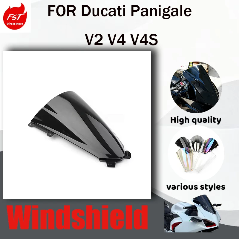 Ducati Panigale V2 V4 V4S Motorcycle Windshield Modified Front Wind Deflector Fairing for Enhanced Riding Experience