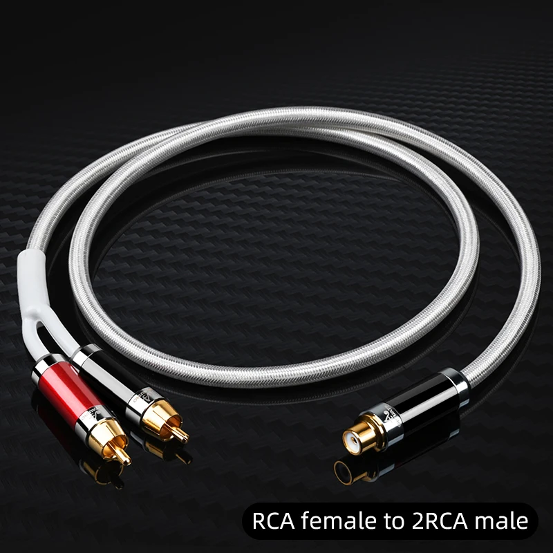 ATAUDIO HiFi RCA to 2RCA Audio Cable 5