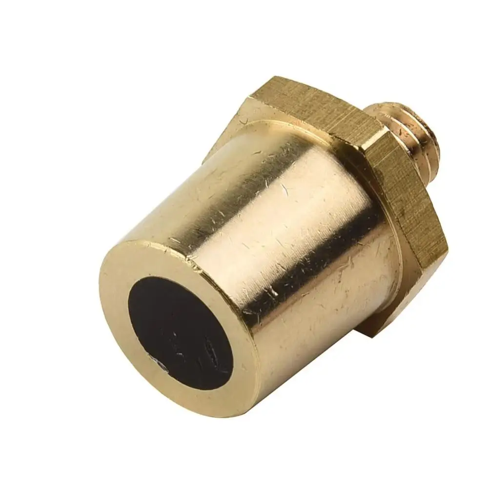 Brass Battery Terminal Adapter M8 External Thread Hexagon Base M8 Battery Pole Reducer Positive Negative Car Battery Connector
