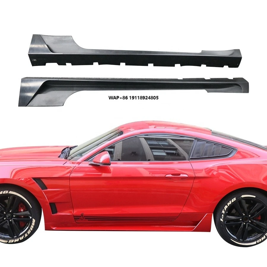 

GTE Style New Condition Side Skirts and Rocker Panels Body Kit for 2015-2023 for Mustang PP Material Bumper