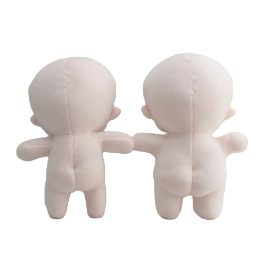20cm Cute Plush No Attribute Doll With Skeleton Plush Doll Stuffed Toy DIY Doll Ball Socket Flexible Armature Doll