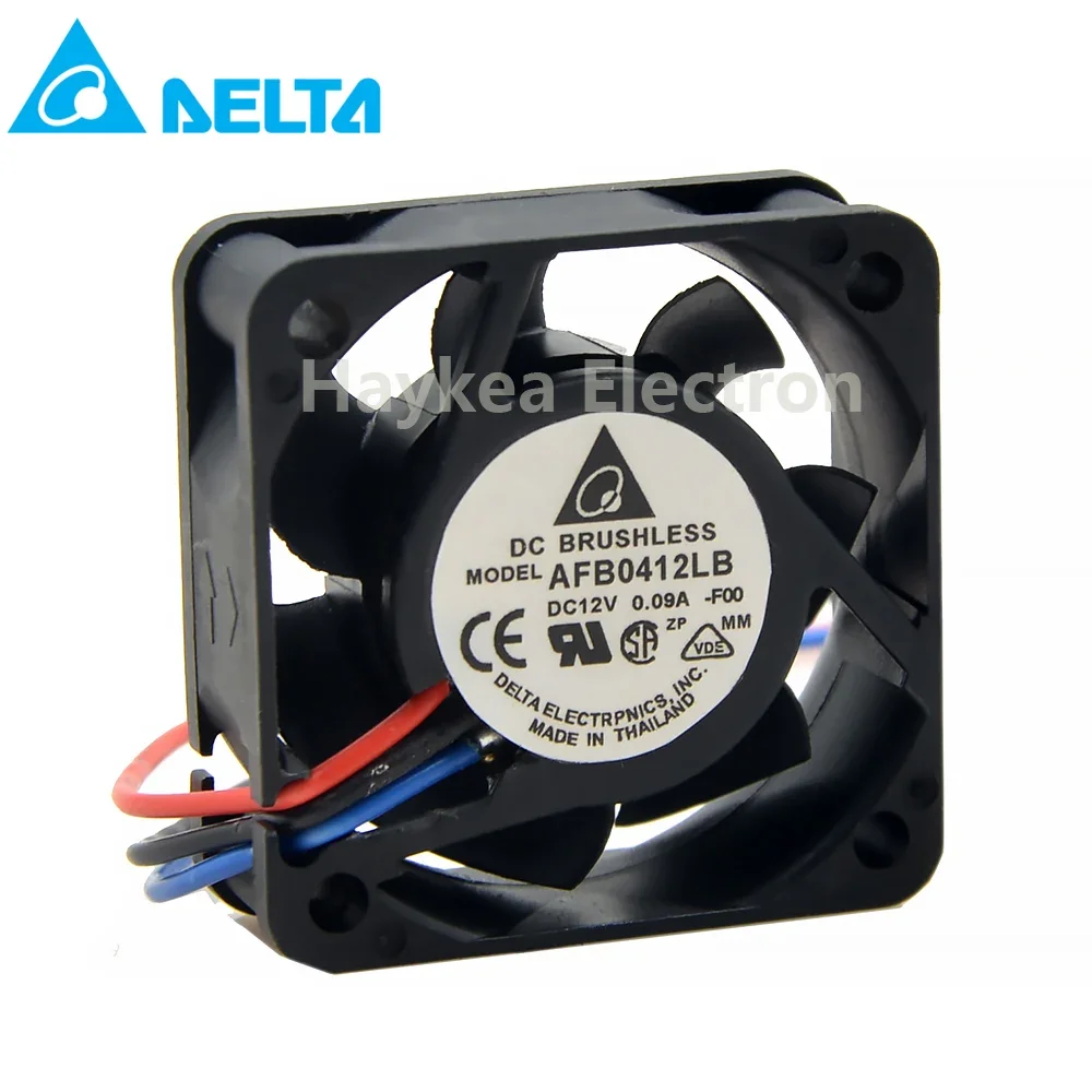 For delta AFB0412LB 4cm 40MM DC 12V 0.09A 40*40*15MM double ball bearing fan 4015 mute durable