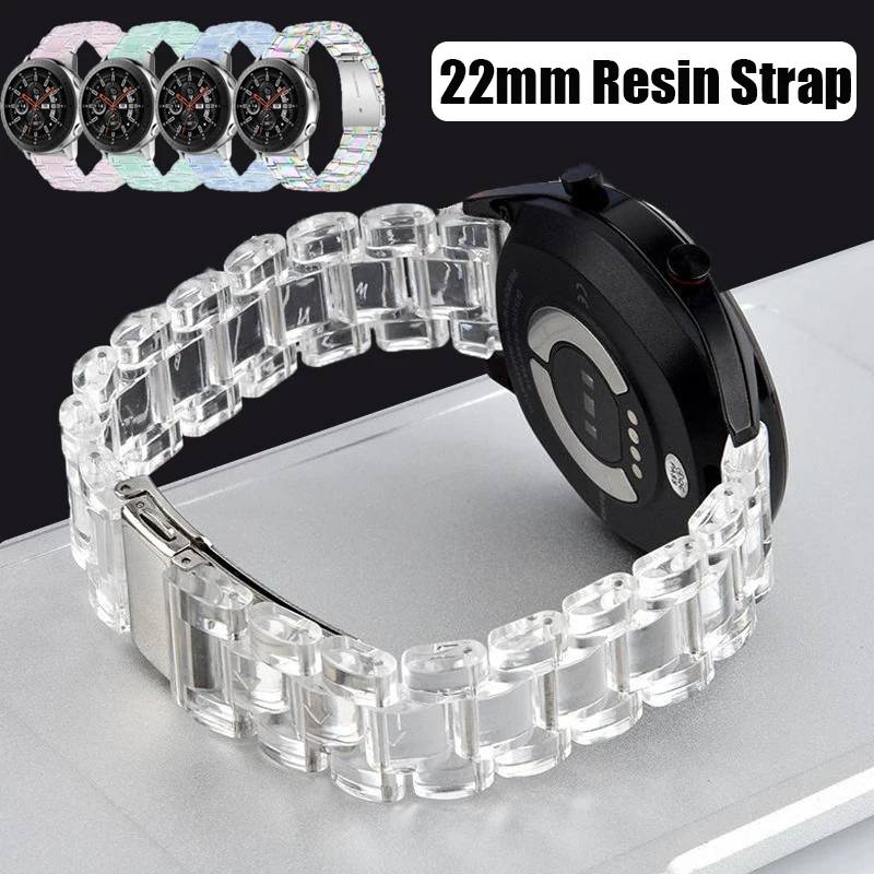 22mm Resin Strap For Amazfit GTR 4 3 3Pro 2 GTR 47mm Xiaomi Mi Watch Color Honor Magic Watch 2 GS Pro Huawei Watch 4 3 GT3 GT2E